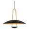 Brass Black Satellite 55 Ceiling Lamp by Johan Carpner for Konsthantverk Tyringe 1 1