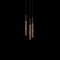 Lampada da soffitto Spell 3 in ottone bianco di Johan Carpner per Konsthantverk Tyringe 1, Immagine 5