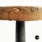 Mid-Century Italian Industrial Stool in Wood and Cast Iron by Singer, 1920s 7
