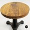 Mid-Century Italian Industrial Stool in Wood and Cast Iron by Singer, 1920s 3