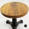 Mid-Century Italian Industrial Stool in Wood and Cast Iron by Singer, 1920s, Image 3