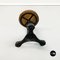 Mid-Century Italian Industrial Stool in Wood and Cast Iron by Singer, 1920s, Image 14