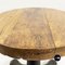 Tabouret Industriel Mid-Century en Bois et Fonte par Singer, Italie, 1920s 5