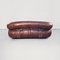 Mid-Century Italian Soriana Sofa in Brown Leather by Afra & Tobia Scarpa for Cassina, 1970, Image 4