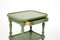 Tavolino vintage in legno laccato verde, Immagine 2
