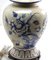 French Ceramic Crackle Table Lamp with Hand Painted Decoration, 1930s, Image 5