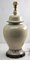 Lampe de Bureau Craquelée en Céramique avec Décoration Peinte à la Main, France, 1930s 7