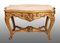 French Napoleon III Golden and Carved Wooden Coffee Table 1