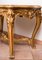 Französischer Napoleon III Couchtisch aus vergoldetem & geschnitztem Holz 5