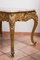Napoleon III French 19th Century Antique Golden and Carved Wood Coffee Table 2
