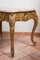 Napoleon III French 19th Century Antique Golden and Carved Wood Coffee Table, Image 2