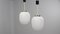 Mid-Century Pendant Globe Ceiling Lamp from Stilnovo, 1950s, Set of 2, Image 1