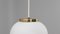 Lampada da soffitto sferica Mid-Century di Stilnovo, anni '50, set di 2, Immagine 8