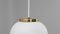 Mid-Century Pendant Globe Ceiling Lamp from Stilnovo, 1950s, Set of 2, Image 8