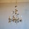 Gilded Iron & Crystal Chandelier 1
