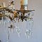 Gilded Iron & Crystal Chandelier 2