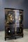 Chinese Corner Cabinet in Black Lacquer & Dyed Soapstone 3
