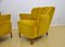 Vintage Yellow Velvet Armchairs, 1960s, Set of 2 8
