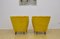 Vintage Yellow Velvet Armchairs, 1960s, Set of 2, Image 6