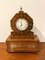 Antique Regency Quality Rosewood & Brass Inlaid Mantle Clock 1