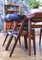 Danish Chairs in Teak and Leather, Set of 4 13