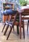 Danish Chairs in Teak and Leather, Set of 4, Image 13
