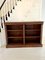 Large Antique Victorian Quality Carved Oak Open Bookcase 2