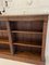 Large Antique Victorian Quality Carved Oak Open Bookcase 4
