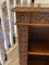 Large Antique Victorian Quality Carved Oak Open Bookcase 5
