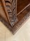 Large Antique Victorian Quality Carved Oak Open Bookcase, Image 10