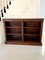 Large Antique Victorian Quality Carved Oak Open Bookcase 1