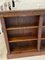 Large Antique Victorian Quality Carved Oak Open Bookcase 6