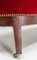 19th Century French Louis Philippe Walnut Red Banquette or Sofa 10