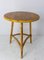 Mid-Century French Modern Rattan Side Table, 1950 1