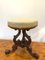 Antique Victorian Carved Walnut Stool, Image 5
