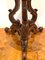 Antique Victorian Carved Walnut Stool 9