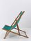 French Fabric Folding Deck Chair, Image 4