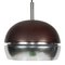 Space Age Brown Chrome Pendant Lamp from Erco, 1960s, Image 2