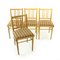 Mid-Century Oak & Fabric Dining Chairs from TON, Czechoslovakia, Set of 4, Image 3