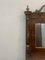 Consolle e specchio in legno di noce intarsiato con dettagli in ottone, set di 2, Immagine 12