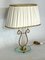 Mid-Century Italian Brass and Glass Table Lamp, 1950s, Image 10