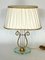 Mid-Century Italian Brass and Glass Table Lamp, 1950s, Image 15