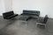 Leather Constanze Sofa and Armchairs With Stool by Johannes Spalt for Wittmann, Set of 4 1