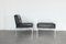Constanze Leather Armchair With Stool by Johannes Spalt for Wittmann, Set of 2 5