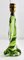 Smaragdgrüne Tischlampe von Val Saint Lambert 3