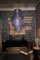 Runder Mid-Century Immergrün Kronleuchter aus Murano-Farbglas, 1980 8