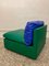 Green and Blue Skai Armchair from Zanotta, 1980s, Image 5