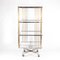 Chromed Metal & Brass Turning Library Wall Unit, 1970 11