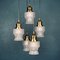 Mid-Century Cascade Glass Chandelier, Italy, 1970s, Image 1