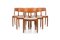 Dining Chairs by Juul Kristensen for JK Denmark, Set of 6 3